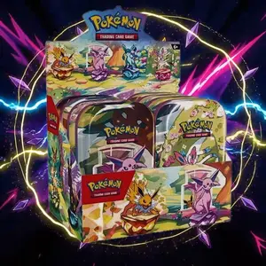 Prismatic Evolutions Mini Tin Display 16 Packs (LIVE RIP)
