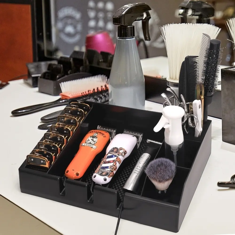 New Hair Salon Storage Box, Hairdresser Tool Box, Beauty Tool Organizer, Electric Razor Display Case, Equipment Storage, Single Item, No Ca Prop 65 Warning