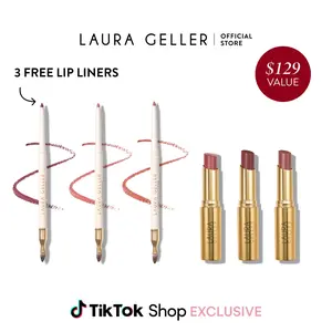 Laura Geller Love Your Lips Value Kit (6PC) - Includes 3 Jelly Balms and 3 Free Lip Liners