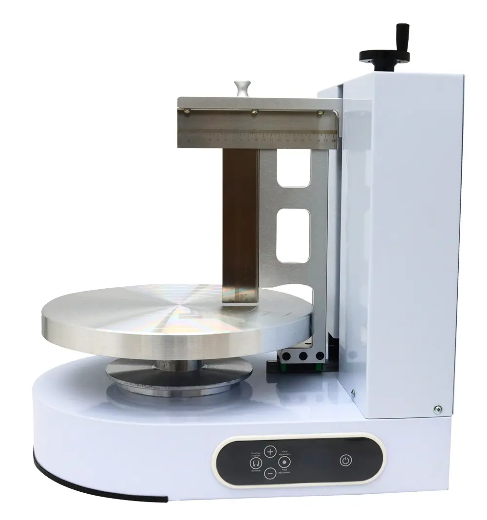 Yokoma Cake Cream Spreading Coating Smearing Machine for 4-12in Cake - White Color Bakeware Utensils