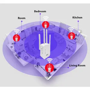 WiFi Range Extender Internet Booster Network Router Wireless Signal Repeater