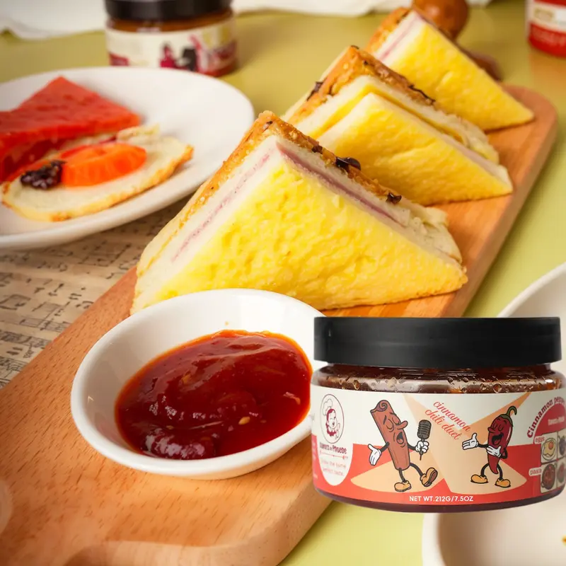 Phoebe Cinnamon Pepper Sauce - Sweet & Spicy Culinary Delight for Gatherings Parties or Everyday Use Flavor Dip 212g/7.5oz