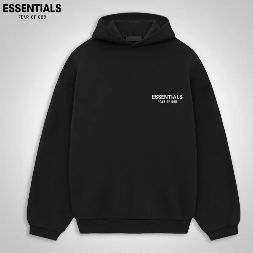 Fear of God Essentials Fleece Hoodie FW24 Black