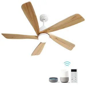 52 Inch DC Motor Ceiling Fan with Remote & Dimmable Light