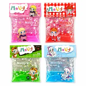 Mini Sparkle Sensory Pouch Squishy Glitter Fidget Toy for Kids Party Favor, Classroom Reward & Travel Toy