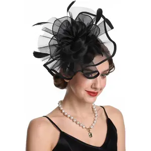 Women's Organza Church  Fascinator Bridal  Party Wedding Hat Summer