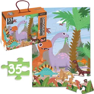 Christmas Toys35pcs Jumbo Floor Puzzle For Kids Jigsaw Puzzles Early Learning Educational Toys Gift Mainan Puzzle Besar