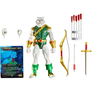 Marvel Legends Series Marvel's Spider-Man x Magic: The Gathering Man-Wolf - 6-Inch Action Figure Toy & Exclusive Foil Collectible Card Game Trading Card