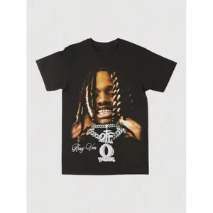 KingVon Vintage Graphic T-Shirt For Men With Bold Love Print And Comfortable Cotton Fabric Ideal For Casual Street Style