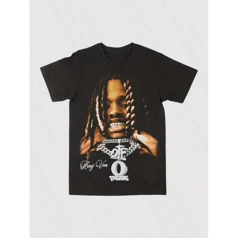 KingVon Vintage Graphic T-Shirt For Men With Bold Love Print And Comfortable Cotton Fabric Ideal For Casual Street Style