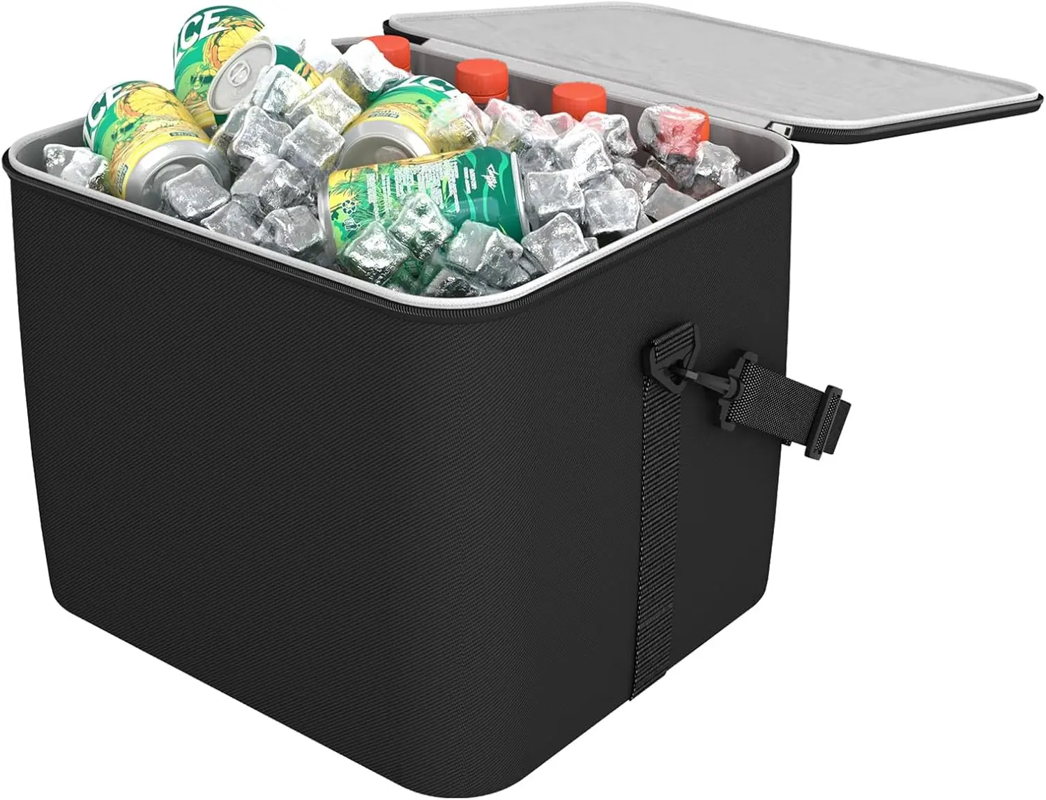 Cooler Bag for Trunk Organizer - Portable Cooler for Car Organizer, Leakproof Car Cooler for Vehicle, Soft Small Cooler Fits Trunk Organizer with Cooler for Car & SUV