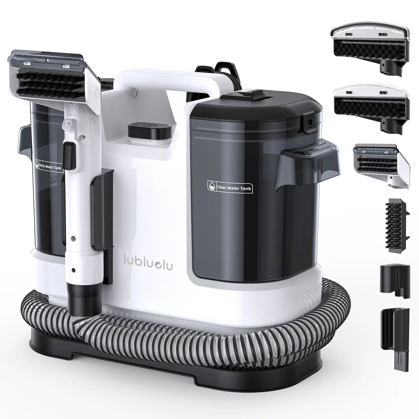 Fabric Cleaning Machine - Home Deep Cleaning Sofa Carpet Multi-Surface Vacuum Cleaner with Water Tank & Attachments