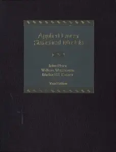 USED Book - Applied Linear Statistical Models: Regression, Analysis of Variance, and Experimental Designs by John Neter (Hardcover) - english