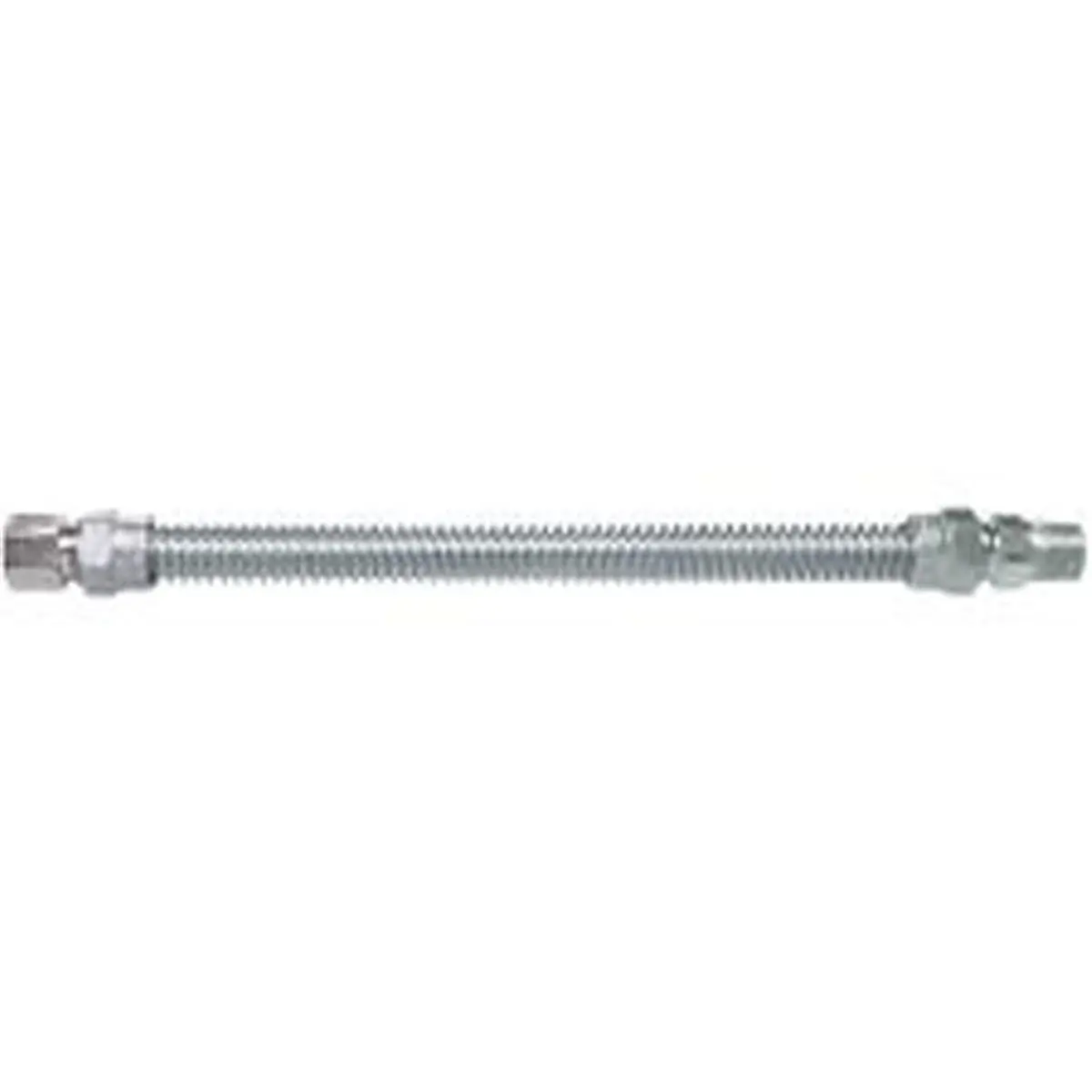 Easyflex USA Gas Connector - 0.5 Mip x 0.5 Fip No-Neck Design Flared Fittings, Corrosion-Resistant Flexible Pipe for Home Needs, Indoor & Outdoor Approved Household Appliance Part