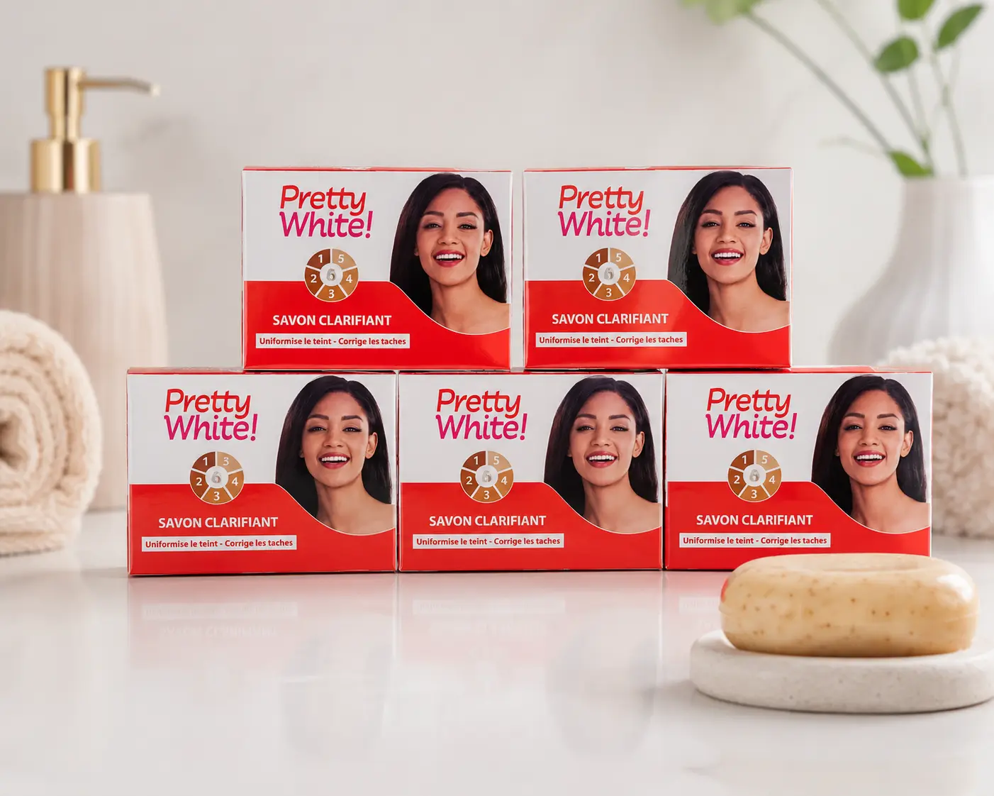 Pretty White Soap 3 pcs