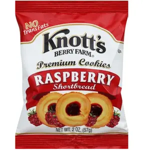 Knott's Berry Farm Raspberry Shortbread, 2-Ounce Packages (Pack of 8)