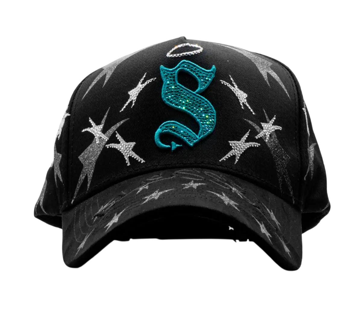 DROP SHOP GORRA FAME CLUB X SAMANTHA BLESSED BLACK SNAPBACK HAT FCSAMANTA BLK