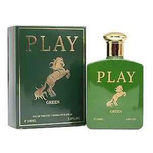 EBC Play Green Spray Cologne Eau De Toilette for Men 3.4 fl oz Floral Earthy Scent Vaporisateur Spray