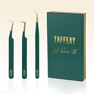 TAFFEAY STY-01 Stunning Beauty Flawless Faning Tweezer Pro Set