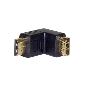 Hdmi Male To Female Coupler - 90 Degree