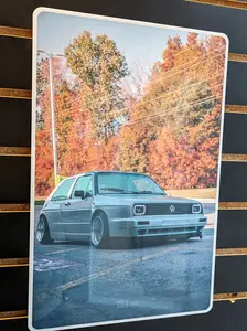 Custom Metal Car & Truck Photo Print 11" x 17" | Personalized Wall Art with Your Photo | Ready to Hang - Perfect Gift for Auto Enthusiasts | Unique Home or Office Decor #CarArt #TruckDecor #PersonalizedMetalPrint Sublimation Full Color Print Poster Hanger