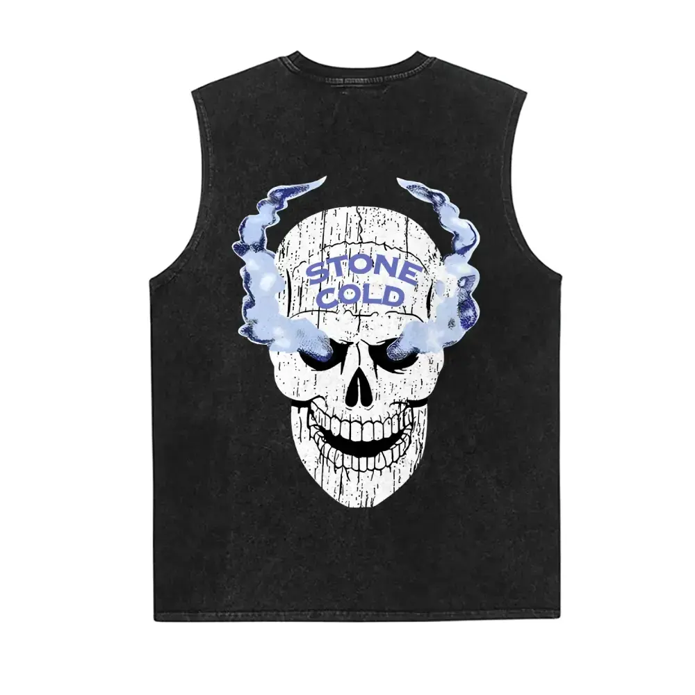 STONE COLD STEVE AUSTIN Vintage Washed Tank top, Wrestling Tee, WWE Washed Tank top, Wrestling Gift, Sports Washed Tank top, Workout Washed Tank top, Gift for Him Gift For Her