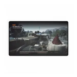 Gaming Desk Ma tCall of Duty gaming Desk mat map-"RAID"- Perfect for Esports Enthusiasts, Home Office Decor, and Gift for Gamers, Customizable Mouse Pad, Desk Accessories