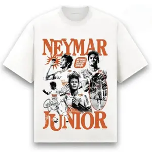 NEYMAR JÚNIOR T-SHIRT, vintage y2k, graphic tees, mens clothing, youth boys clothing, streetwear, gift for fan, Soccer shirt
