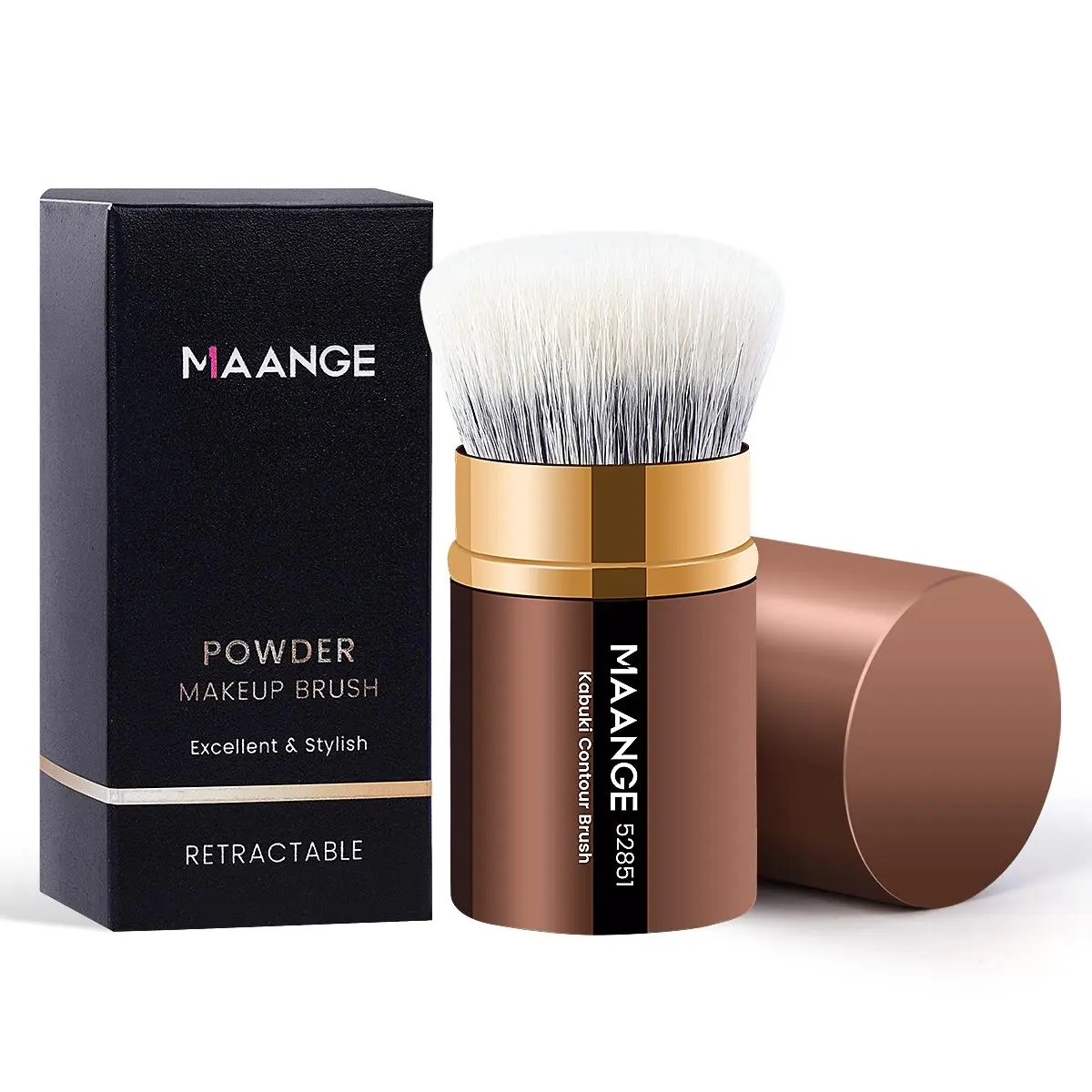Retractable Makeup Brush, Powder Brush, Loose Powder Brush, Professional Makeup Tool for Women, Makeup Accessories, Cosmetic Product for Women & Girls, Precision Powder Brush, Cosmetic Brushes
