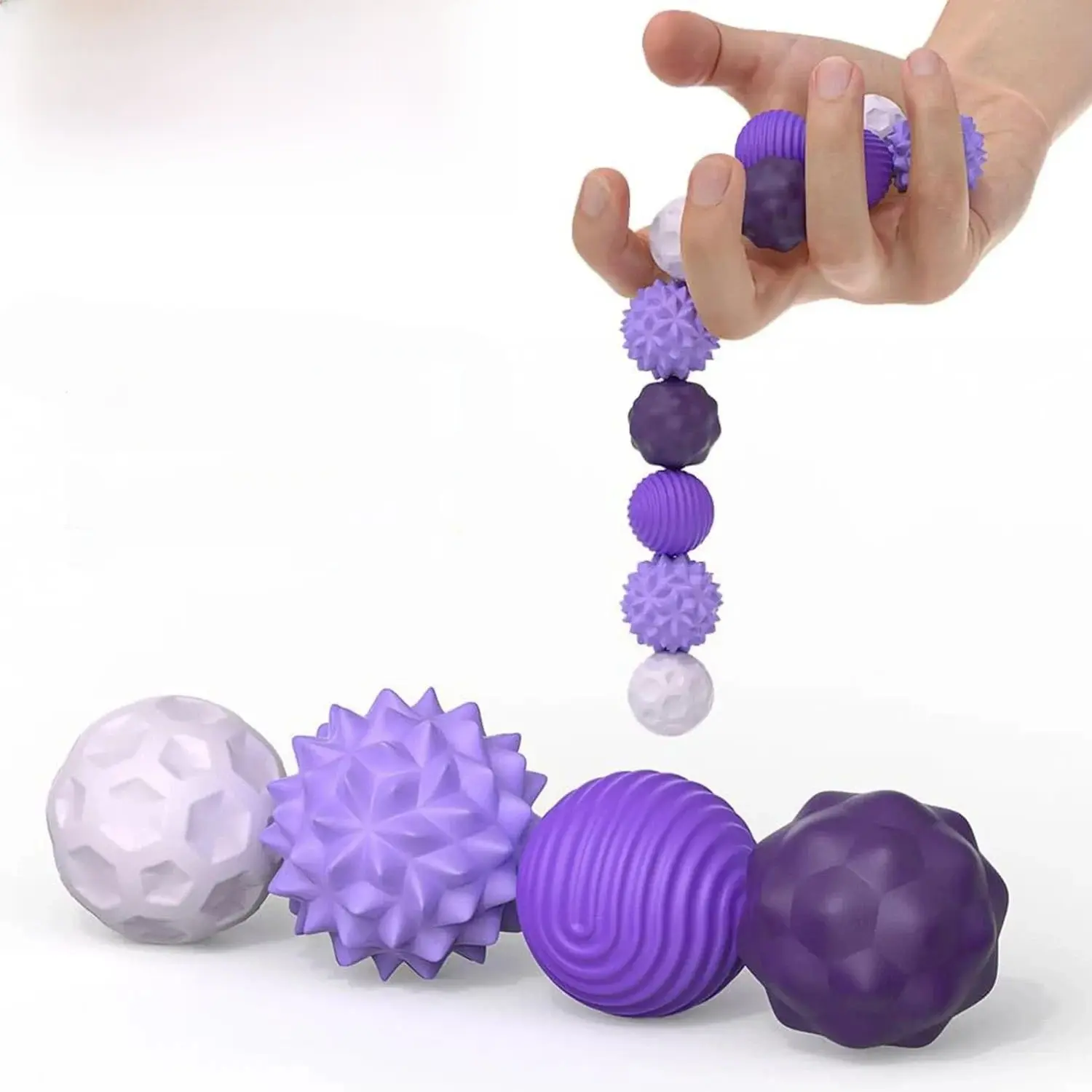 2025 Trending Magnetic Sensory Ball|Silicone Fidget Toy🧲 Bounce & Stick – Stress & Anxiety Relief🔥