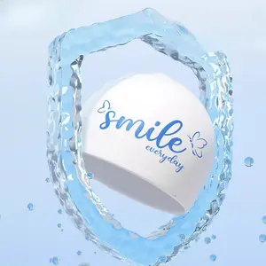 YUKE Women‘s Swim Cap for All Hair - Large, Comfortable Silicone Swimming Cap, Waterproof Design for Long, Short, Thick & Curly Hair | Secure & Comfortable Fit