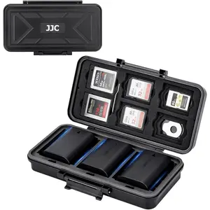 Multi-Function Memory Card and Battery Storage Case For SD Card,CFexpress Type-B/XQD Card,CFexpress Type-A Card With AA Battery For LP-E6,NP-FZ100,NPW235