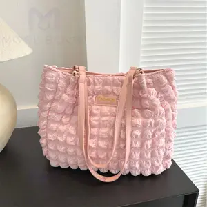 Wankam Women's Plaid Pattern Tote Bag, Double Strap Large Capacity Shopper Bag, Trendy All-match Bag for Commuters and Students,Large capacity. Canvas Shoulder