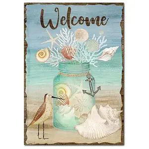 Courtside Market Coastal Mason 12x18 Canvas Wall Art