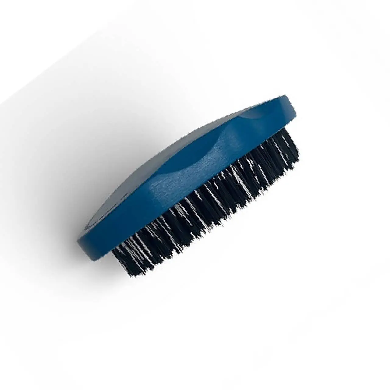 Jiggsawmillions Wave Drop Hair Brush - Navy Blue, Black Hard Nylon Bristles, Curved Design, for Men and Women