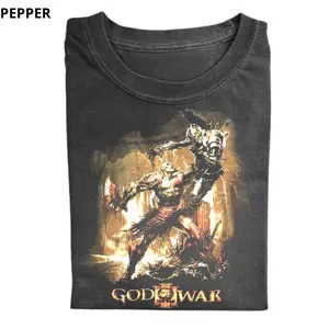 The Kratos God Of War III Shirts, God Of War Shirt, Game Shirt, Gift for Men, Gift for Women, Crew Neck T-shirt, Trending T-shirt