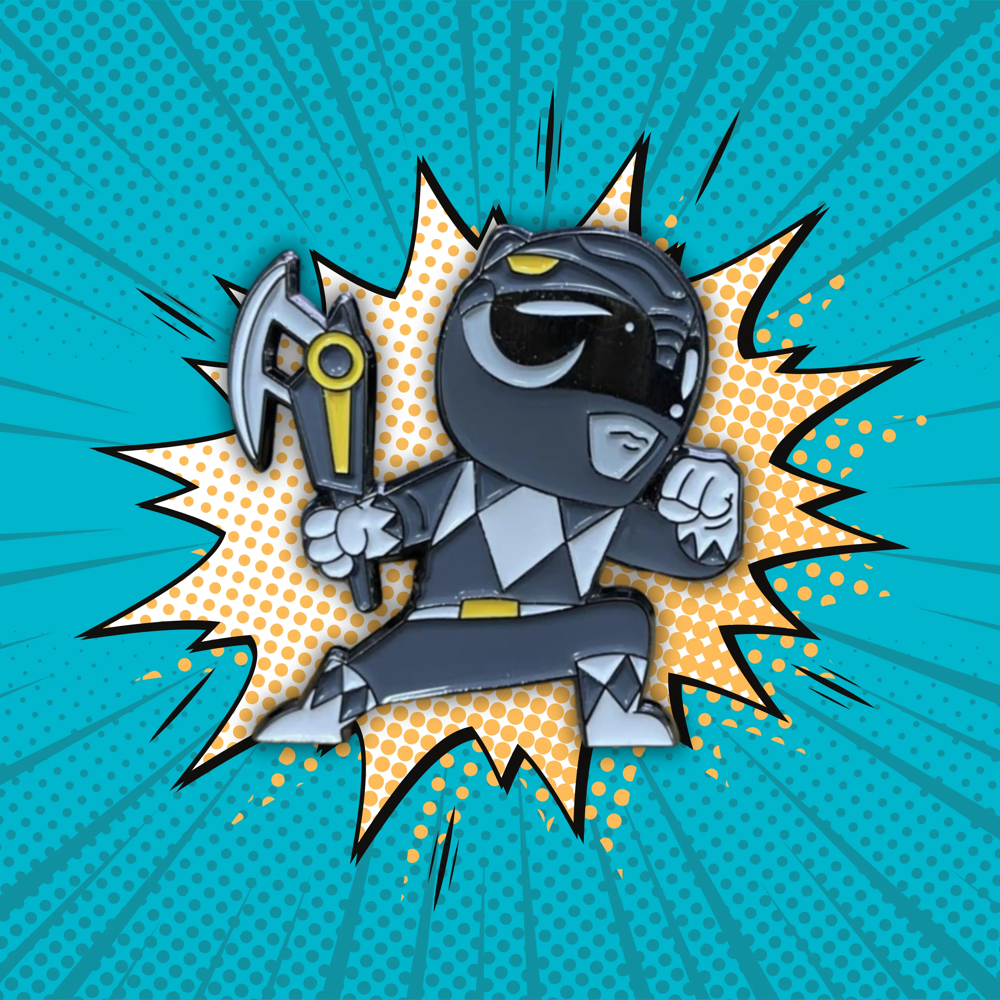 Black Ranger Enamel Pin