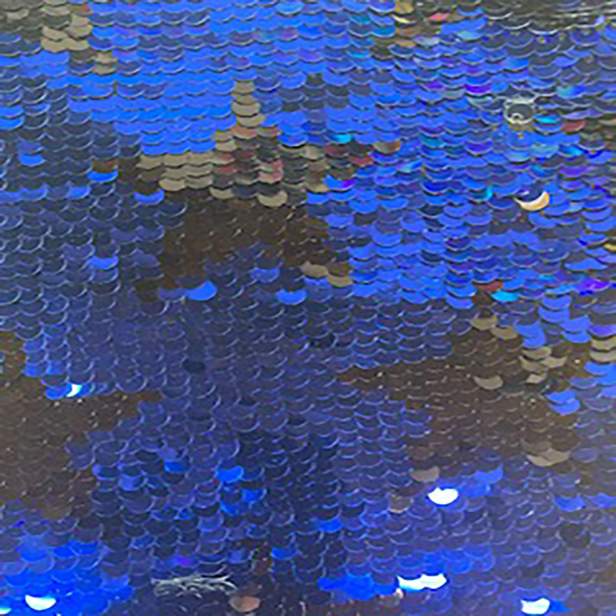 Reversible Stars Sparkle Sequin Fabric - 2-Way Stretch Poly Spandex, 50" Wide, for Cosplay, Dancewear, Sparkle Sequins