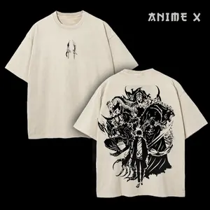 Retro Limited Sung Jin Woo Solo Leveling Anime Vintage Oversized Washed Tee  Unisex Oversize Anime Manga Washed Heavyweight Cotton T-shirt, Gift For Anime Fan, Anime Lover