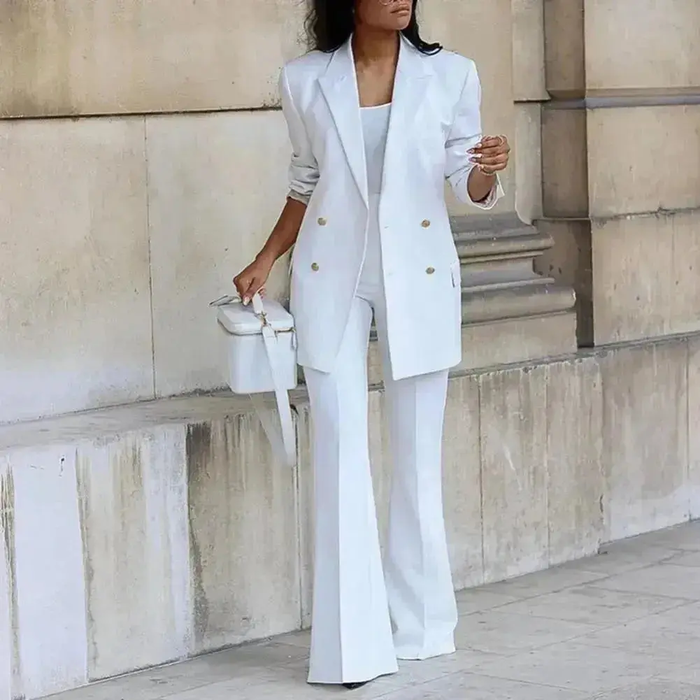 Coat Women Business Outfit Set
