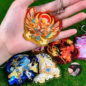 Cookie Acrylic Keychains - Cookie Run Kingdom CRK Keychains - Cute Accessory, Fun Charm For Backpack Or Purse | High Quality and Customer Favorite Items