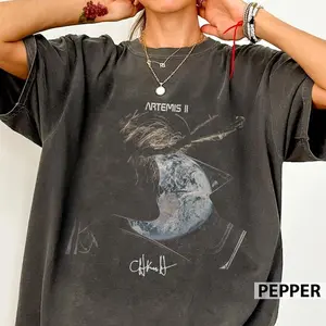 Christina Koch Artemis 2 Orion Window Vintage Comfort Colors Shirt