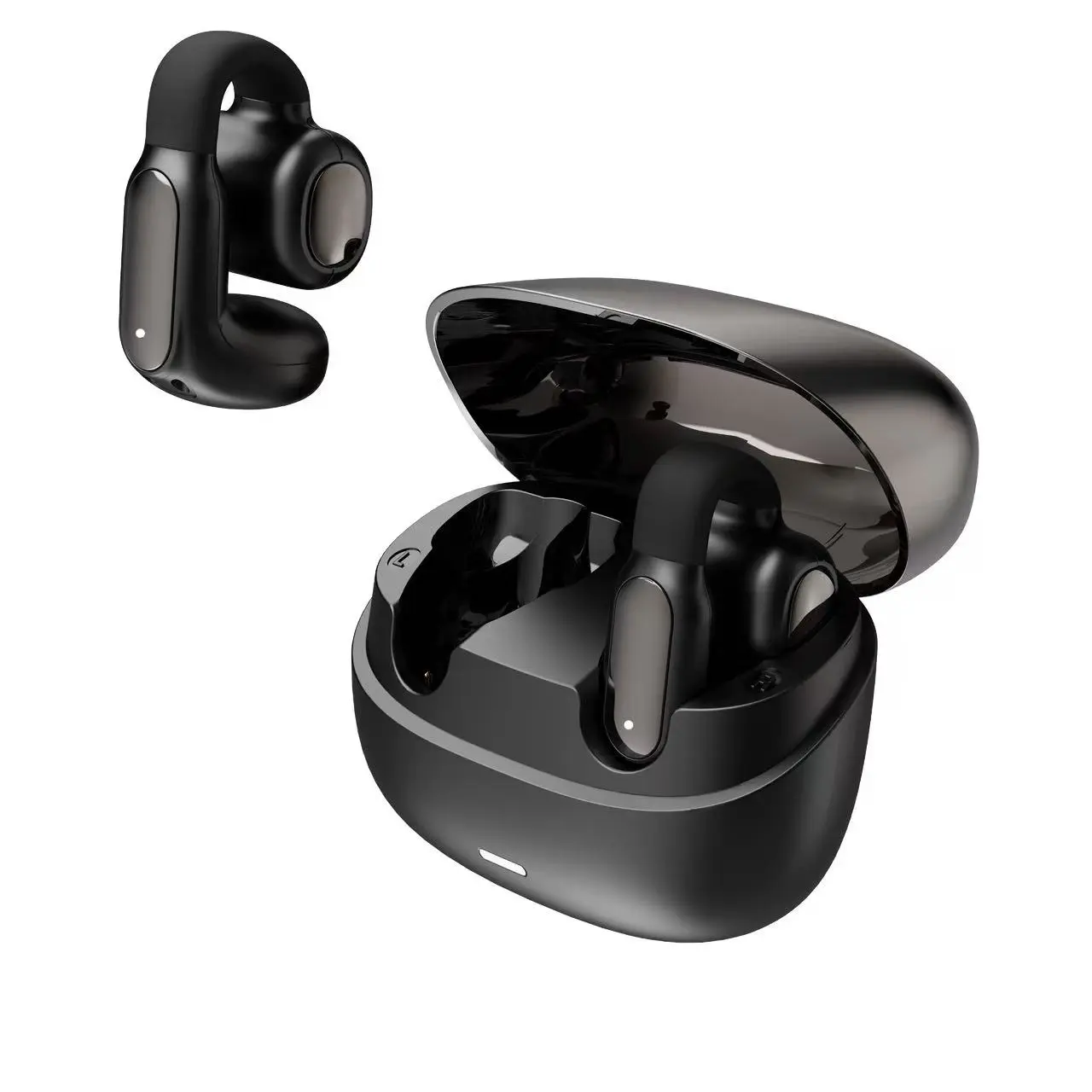 A118 Clip On Wireless Headphones with Bluetooth 6.0 for Faster, Stable Connection & Low Power Use, DT6.0 Pulse Directional Tech, 360° ACS Panoramic Sound, IPX5 Waterproof Audio Earbuds for Music & Calls, Comfortable for Sports,father'sdaygifts