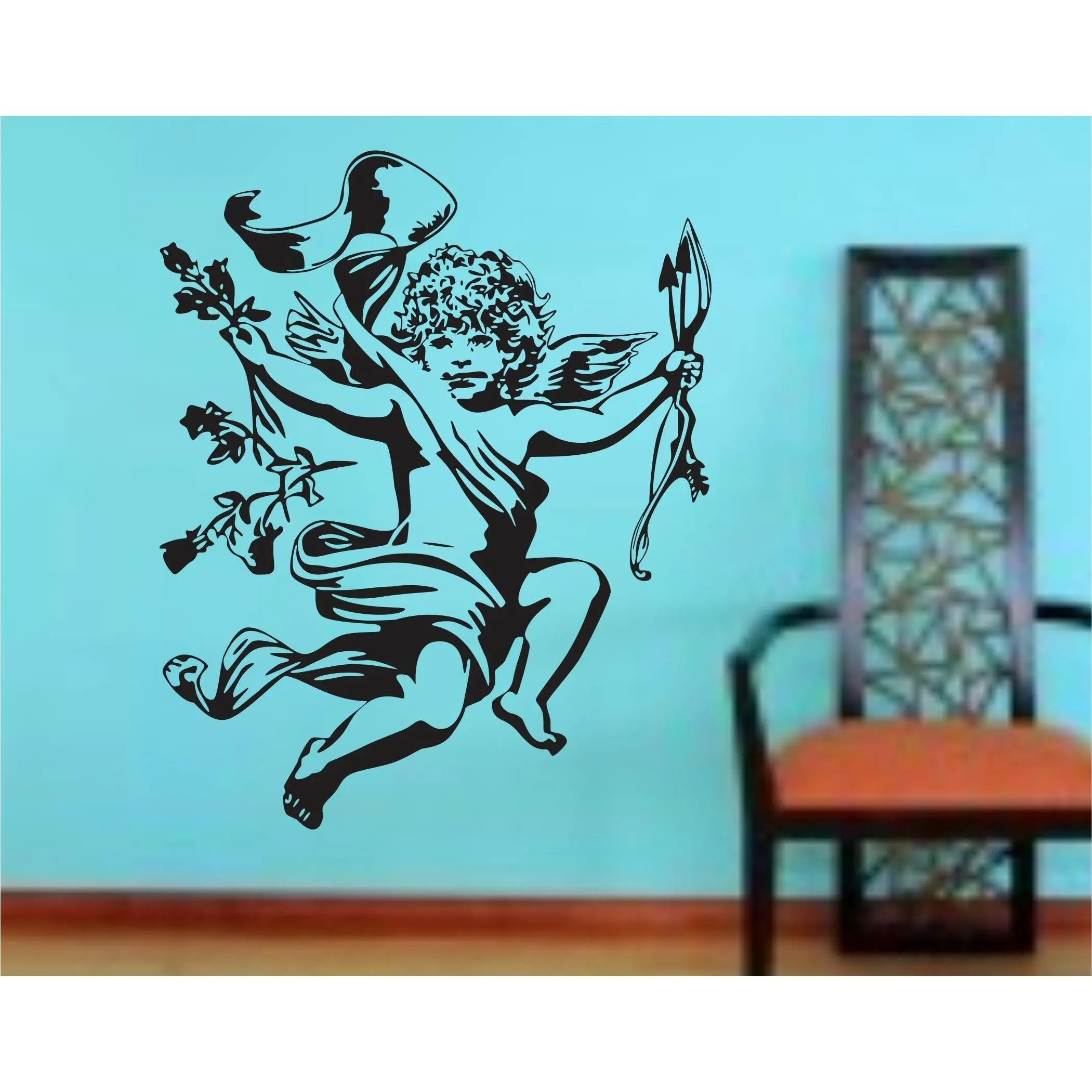 Angel Cherub Wall Vinyl Decal Sticker Art Graphic Sticker Decals Stickers Wall Beautiful Art Design Nice