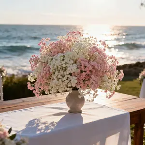 1200 Artificial Baby's Breath Flowers = 40 Bunches. Perfect for Weddings, Engagements, Home and Office Decor, Diy Floral Arrangements, and Wedding & Home Celebrations. Suitable for Year-round Decorative Use