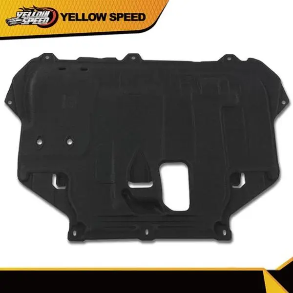 ALLGOOD High Quality Center Engine Splash Shield Guard - Garage-Pro Louver-Free Cover for 2012-2018 Ford C-Max/Focus 4-Door Hatchbacks (FO1228121), No Louver Installation, Vehicle-Specific Direct Fit, Splash Protection