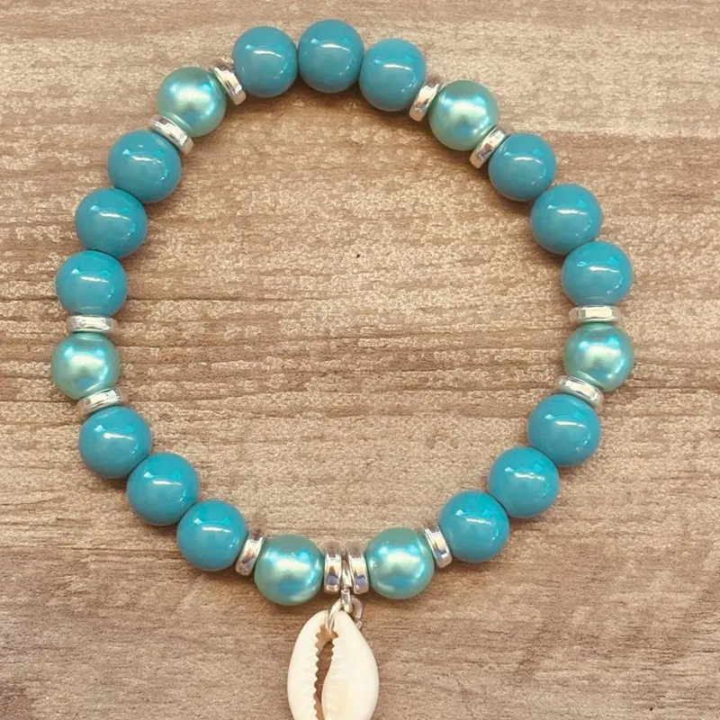 Ocean Blue Puka Bracelet