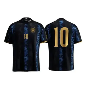 La Pulga M10 Glacier Soccer Jersey WC26, GOAT Legend Football Shirt, Premium Quality Fan Edition, Vintage Football Kit, Detailed Number 7 Design, Breathable Sportswear for Men Women Youth, Classic Soccer Gift Collection
