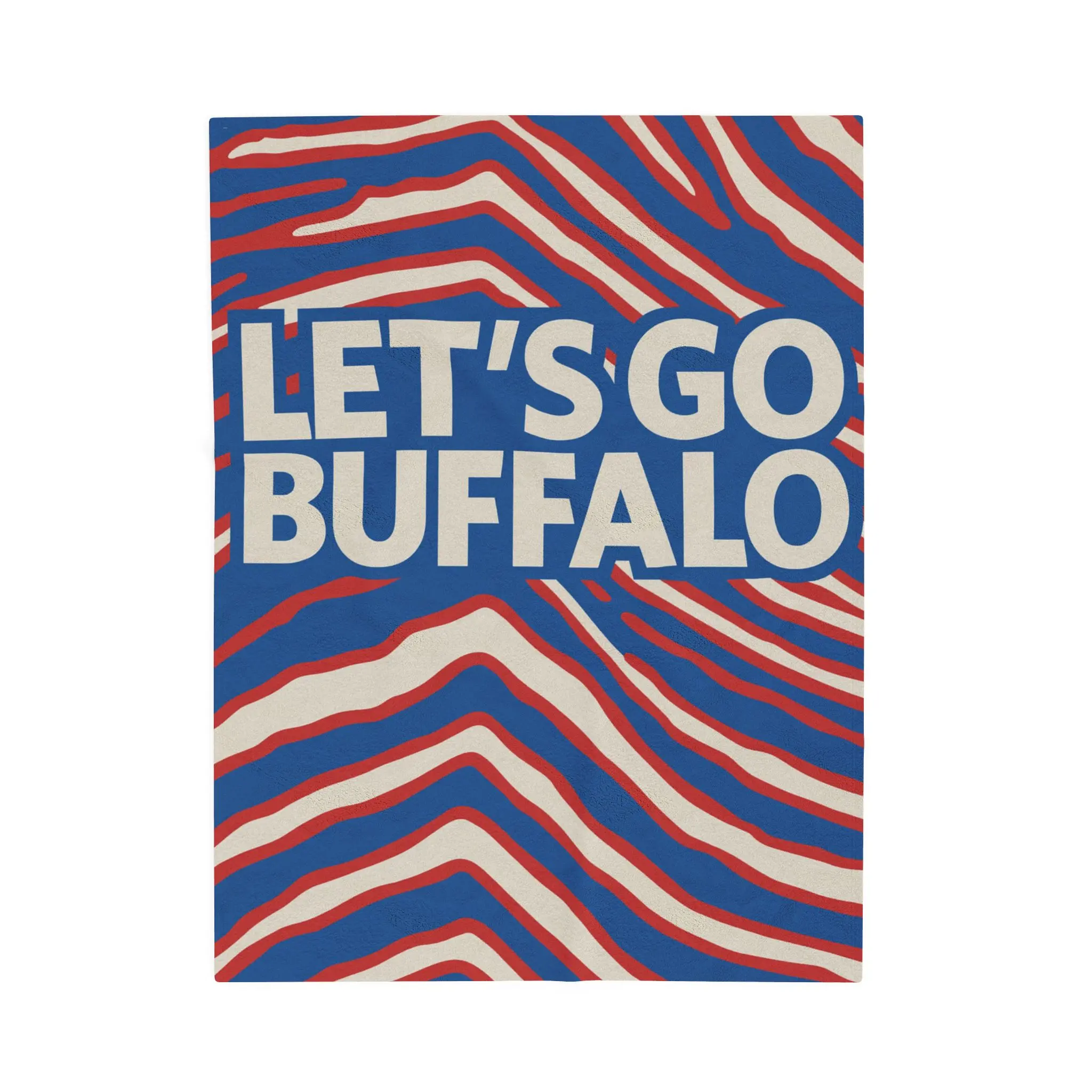 Buffalo Bills Inspired Plush Blanket, Sports Throw, Cozy Bedding, Team Spirit Fleece, Football Fan Gift, Game Day Home Decor
