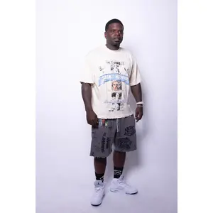 Saint Richux "Enviables" Distressed Short Set